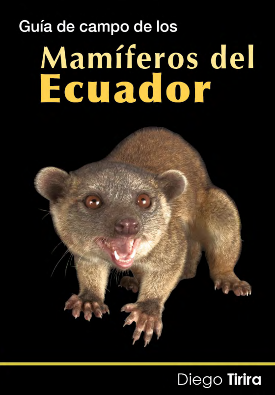 Libro "Guía de campo de los mamíferos del Ecuador"